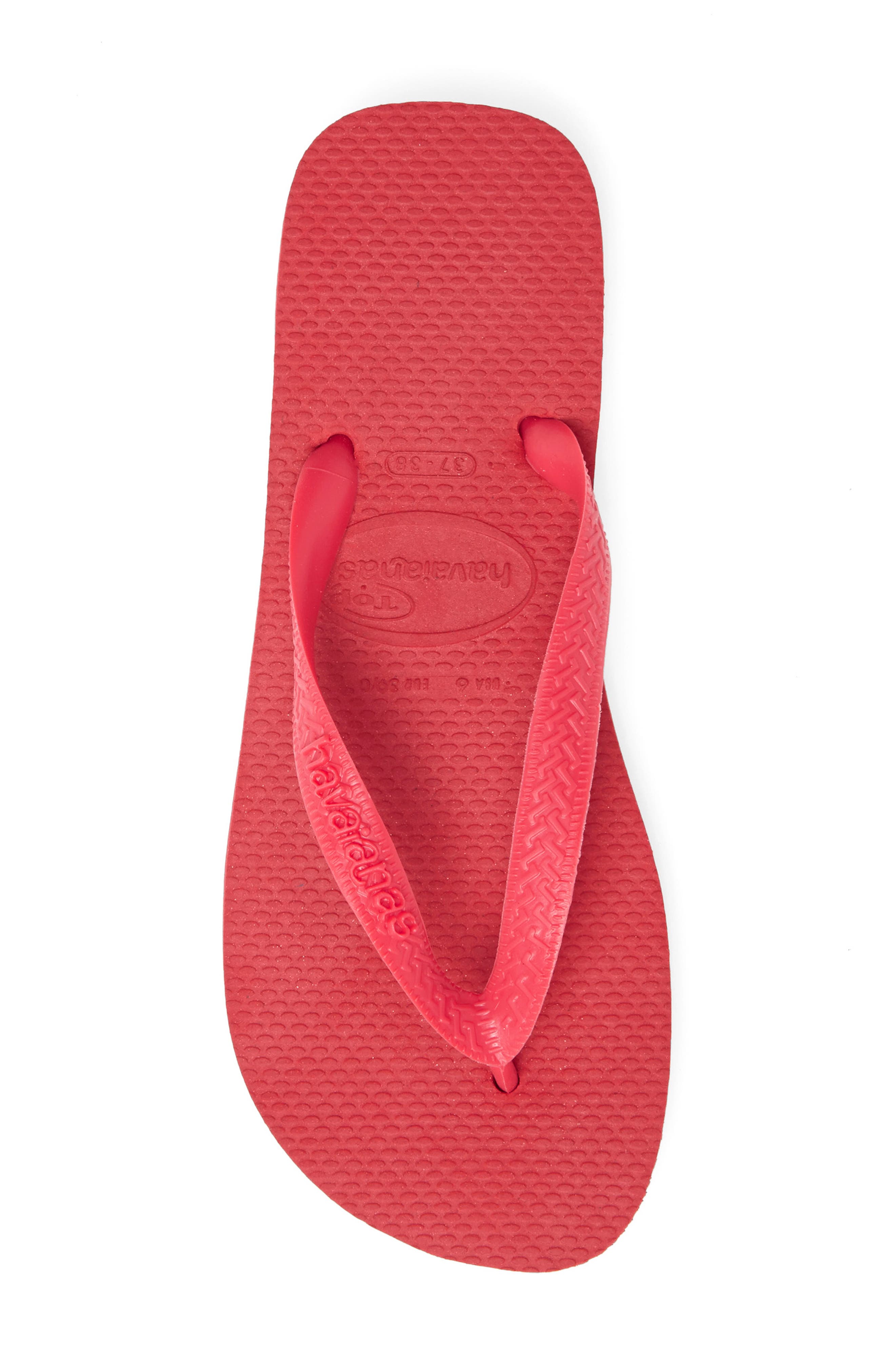 Havaianas 'Top' Sandal, Alternate, color, Ruby Red