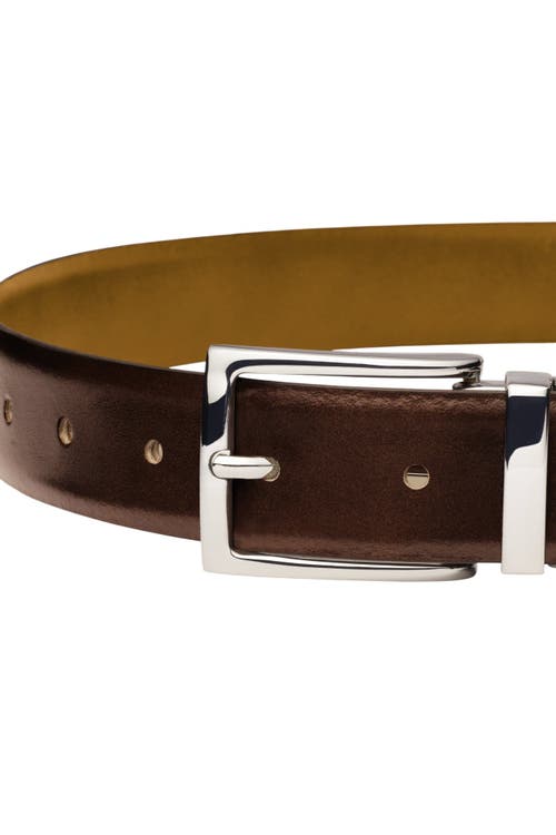 Charles Tyrwhitt Reversible Belt In Brown