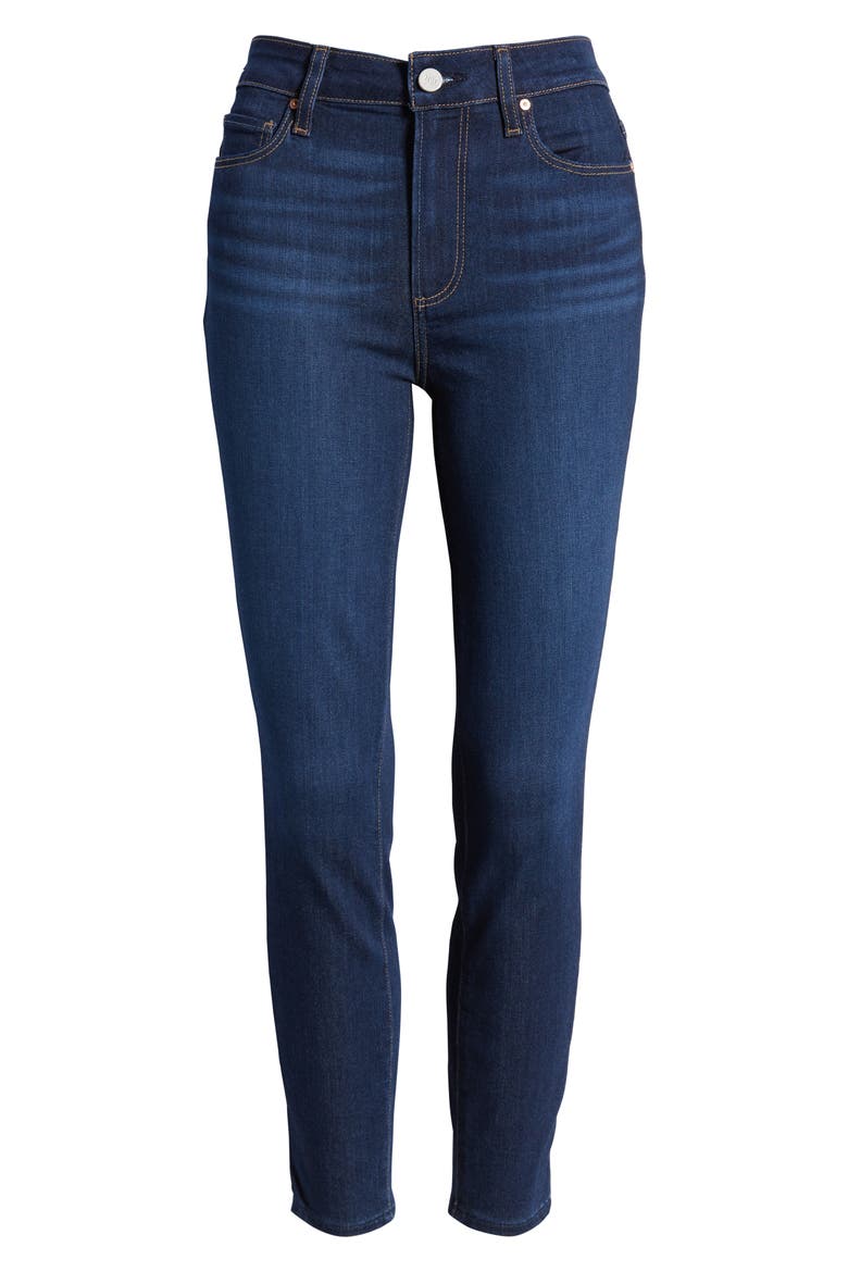 Hoxton Transcend High Waist Crop Skinny Jeans, Alternate, color, BALMORAL