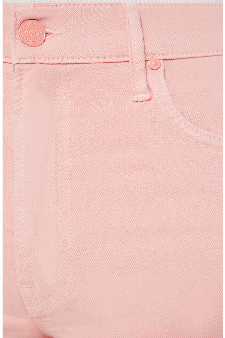 The Maven High Waist Ankle Wide Leg Jeans, Alternate, color, LONG TIME NO CANDLELIGHT PEACH