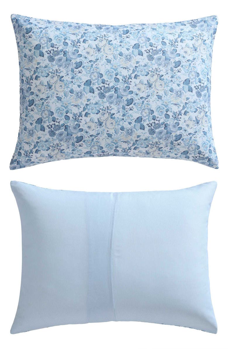 Laura Ashley Quartet 3-Piece Comforter & Sham Set, Alternate, color, Cashmere Blue