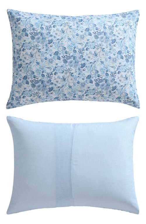 Laura Ashley Quartet 3-piece Comforter & Sham Set In Cashmere Blue