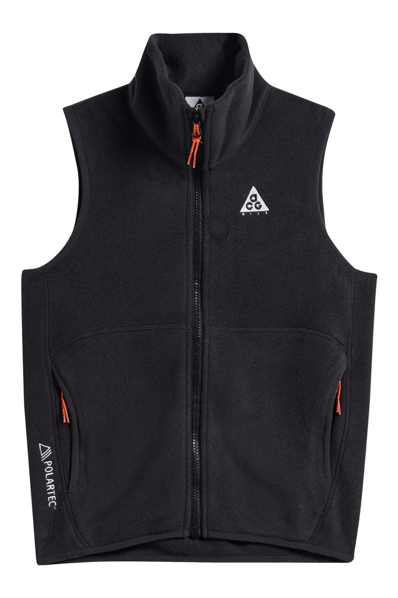 Kids' ACG Polar Fleece Hike Vest, Main, color, BLACK