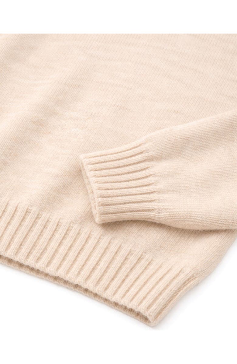 Fortela Shetland Turtleneck Sweater, Alternate, color, White