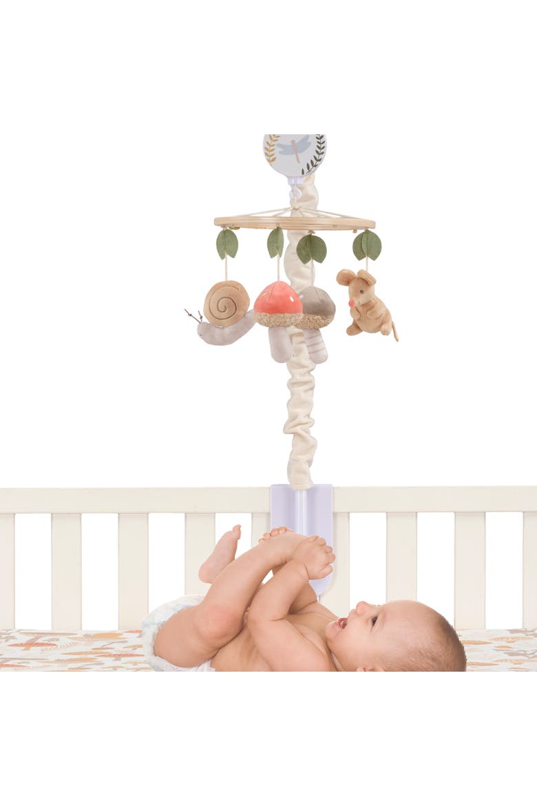 Mushroom Meadow Musical Baby Crib Mobile Soother Toy, Alternate, color, Multicolor