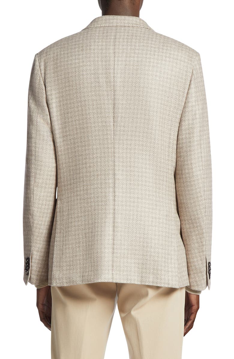 ZEGNA Fairway Plaid Oasi Cashmere Sport Coat, Alternate, color, 