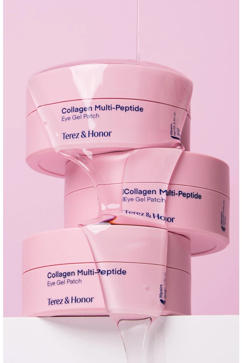 Collagen Multi-Peptide Eye Gel Patch, Alternate, color, Pink