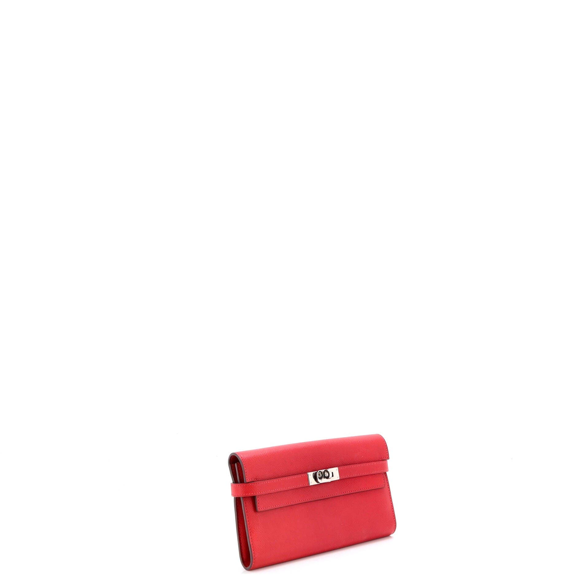 81034712 Kelly Wallet Epsom Long, Alternate, color, Rouge Vif