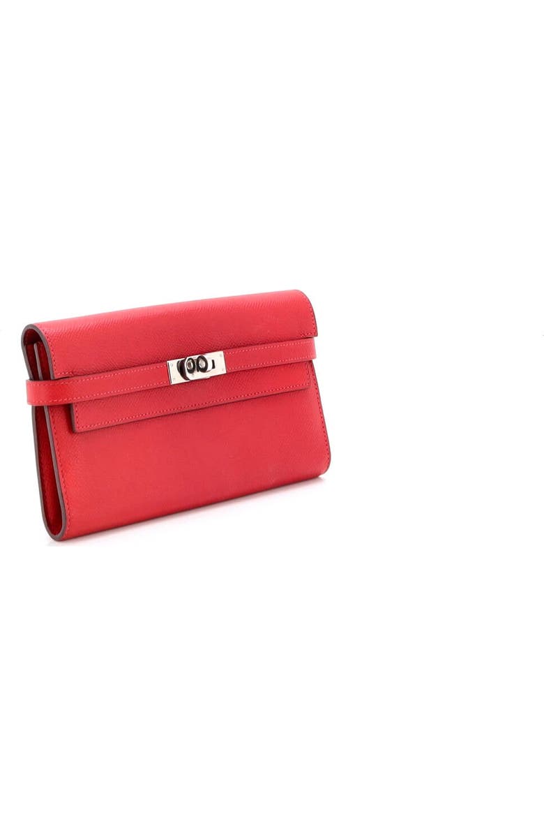 81034712 Kelly Wallet Epsom Long, Alternate, color, Rouge Vif