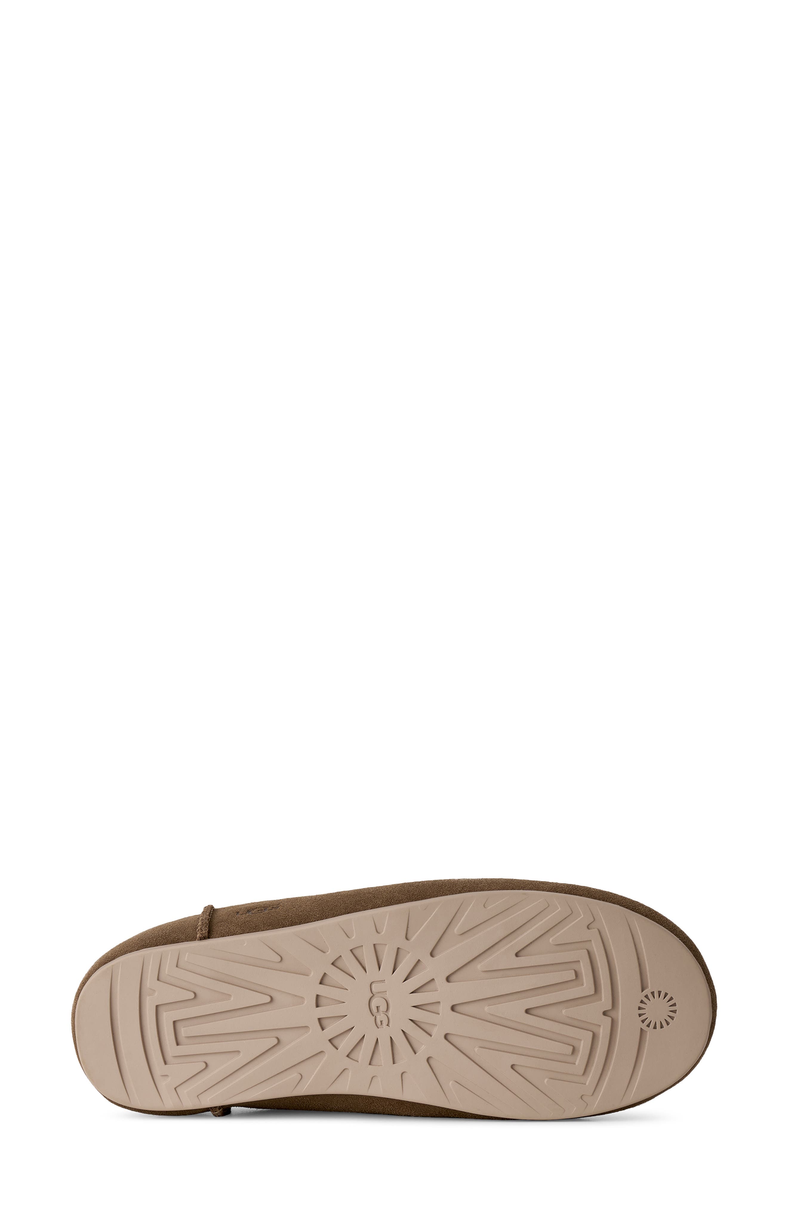 Elea Waterproof Suede Slipper, Alternate, color, LIGHT BRONZE