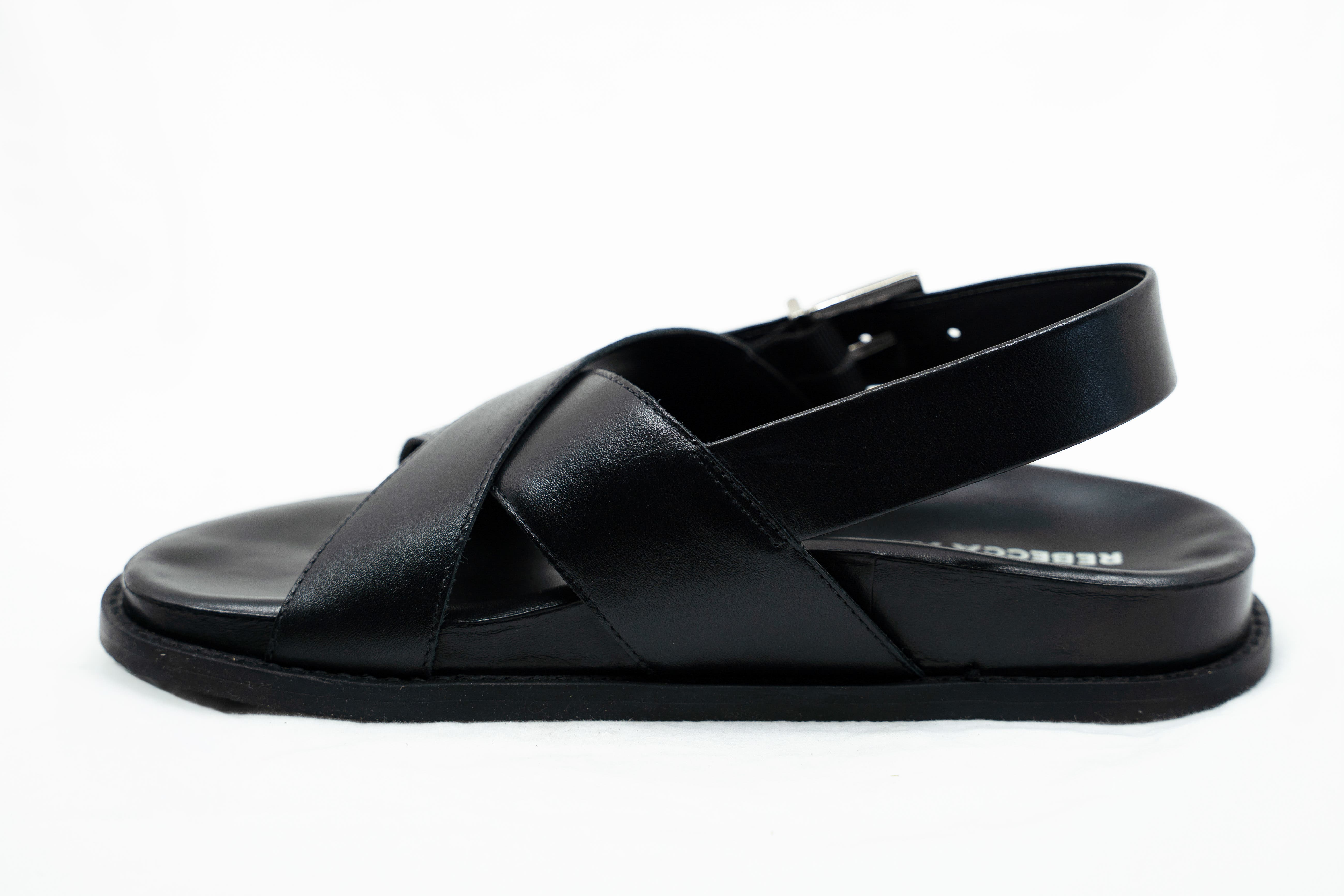 The Dewey Sandal, Alternate, color, Black