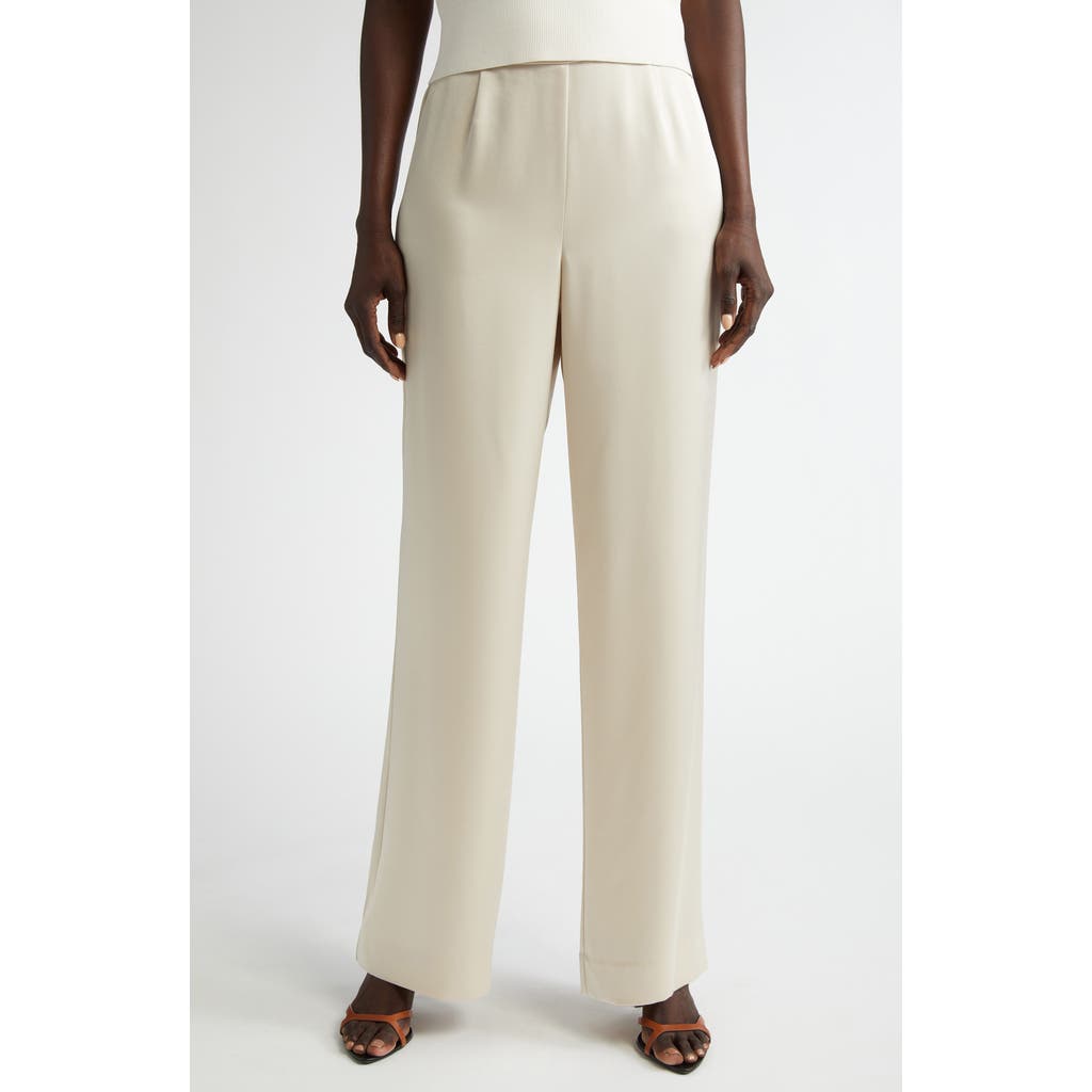 St John St. John Collection Kate Liquid Satin Pants In Neutral