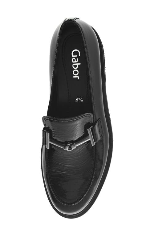 Gabor Bit Loafer In Black