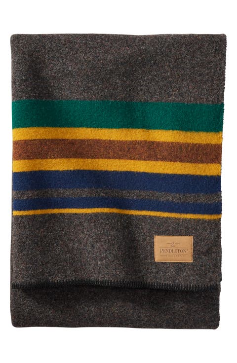 Yakima Camp Wool Blend Throw Blanket