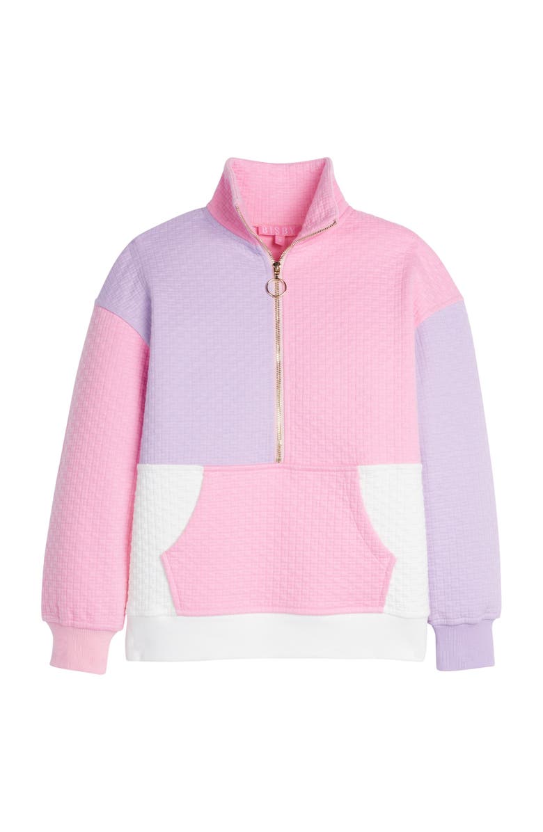 BISBY Kids' Color Block Pullover, Main, color, 