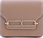 Pre-Owned Hermes Roulis Slim Wallet Chevre Mysore