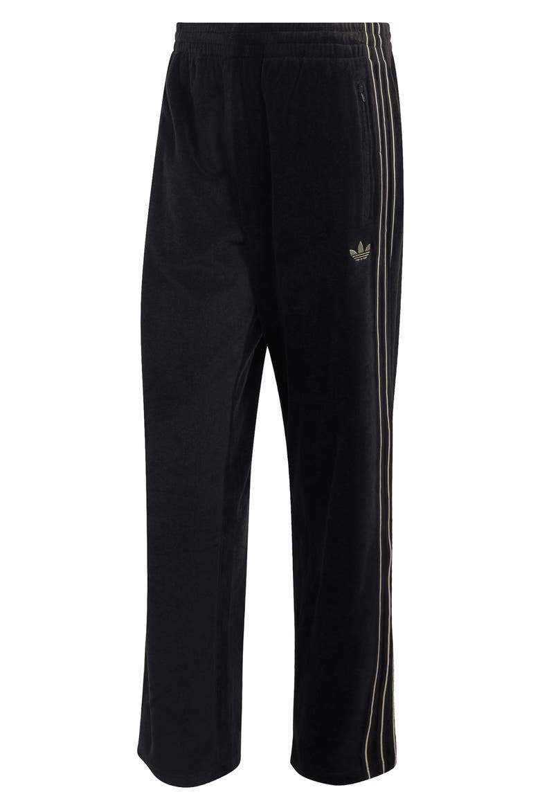 Firebird Velour Track Pants, Alternate, color, BLACK