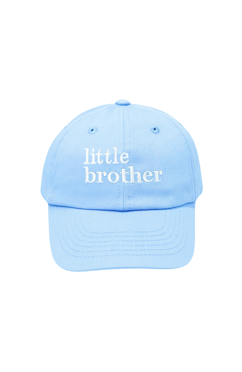 Bits & Bows Little Brother Twill Baseball Hat In Blue