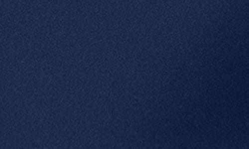 Xscape Evenings One-shoulder Scuba Crepe Evening Gown In Blue