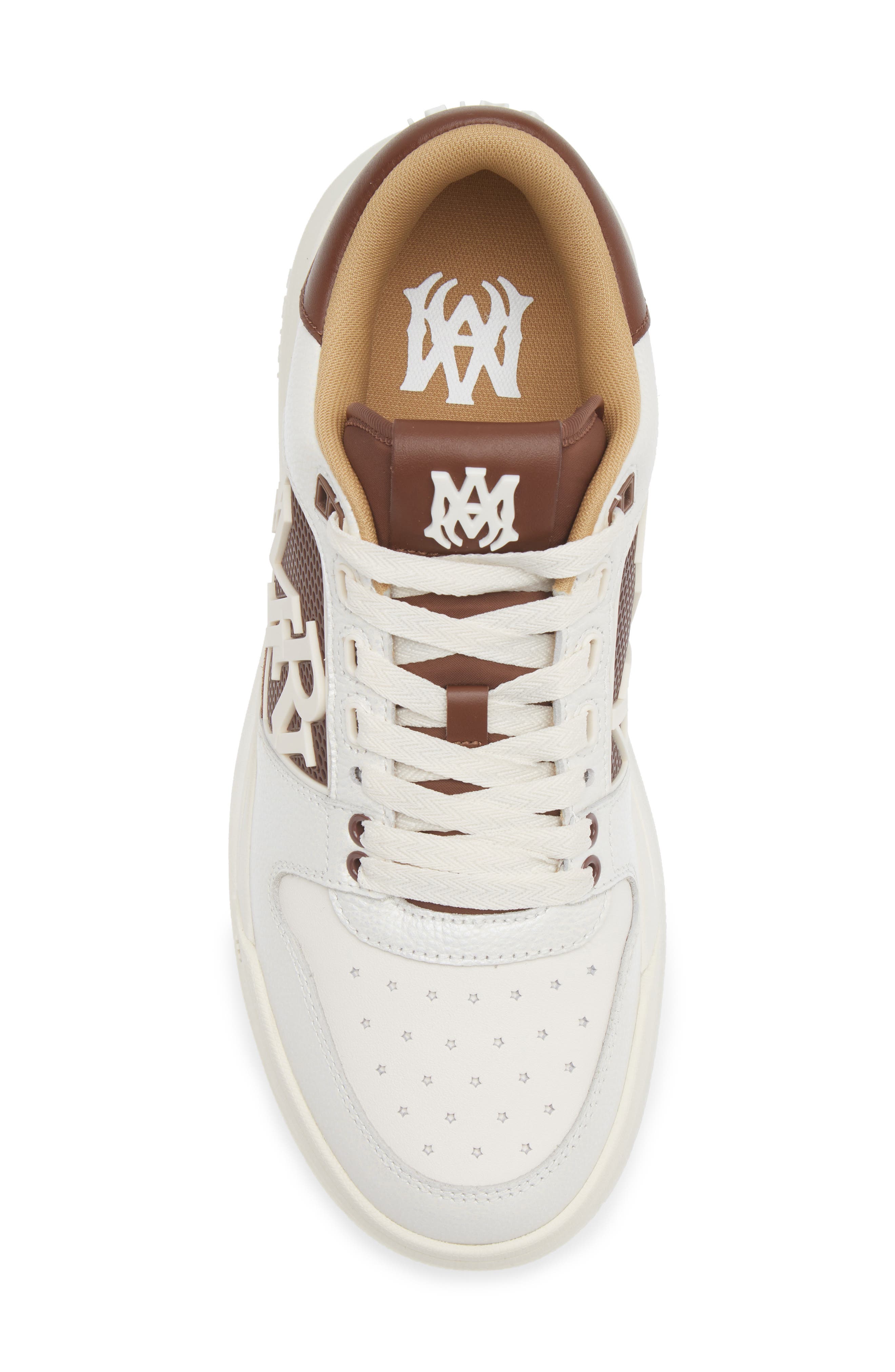 AMIRI Pebbled Classic Low Top Sneaker, Alternate, color, Tobacco