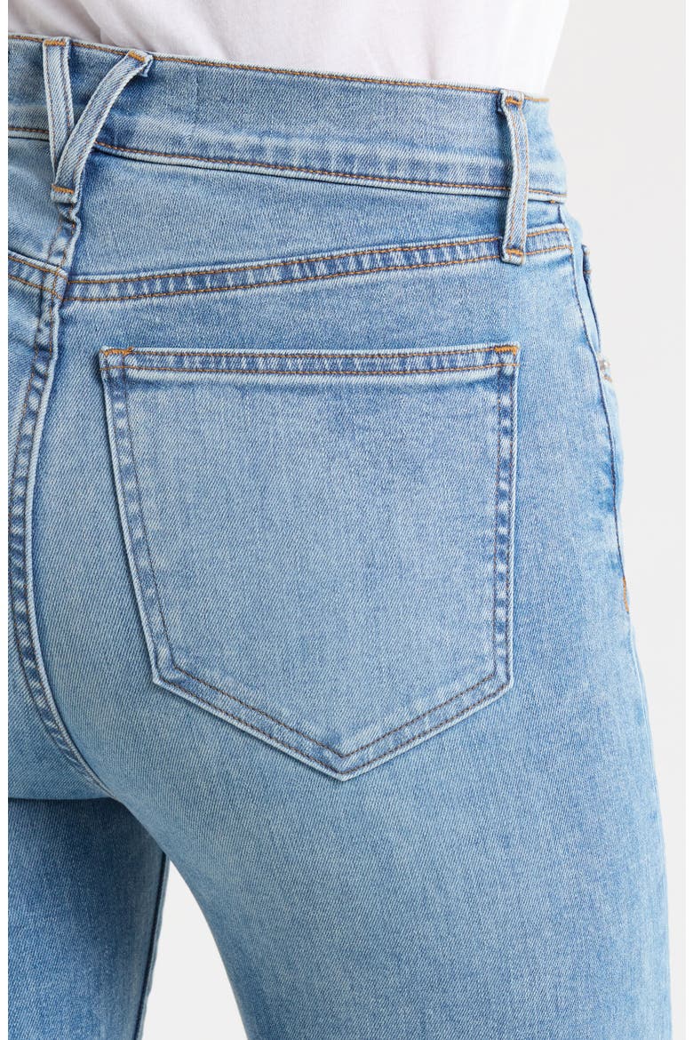 Crosbie High Waist Slim Wide Leg Jeans, Alternate, color, REBEL STONE