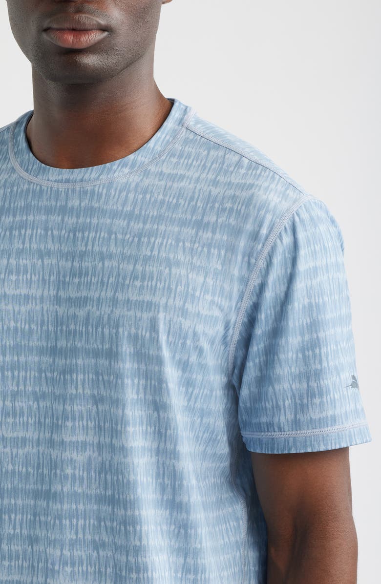 Tommy Bahama Wave Break Flip Reversible Performance T-Shirt, Alternate, color, Tidal Tempest