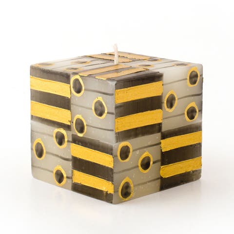 Celebration Painted Cube Candle