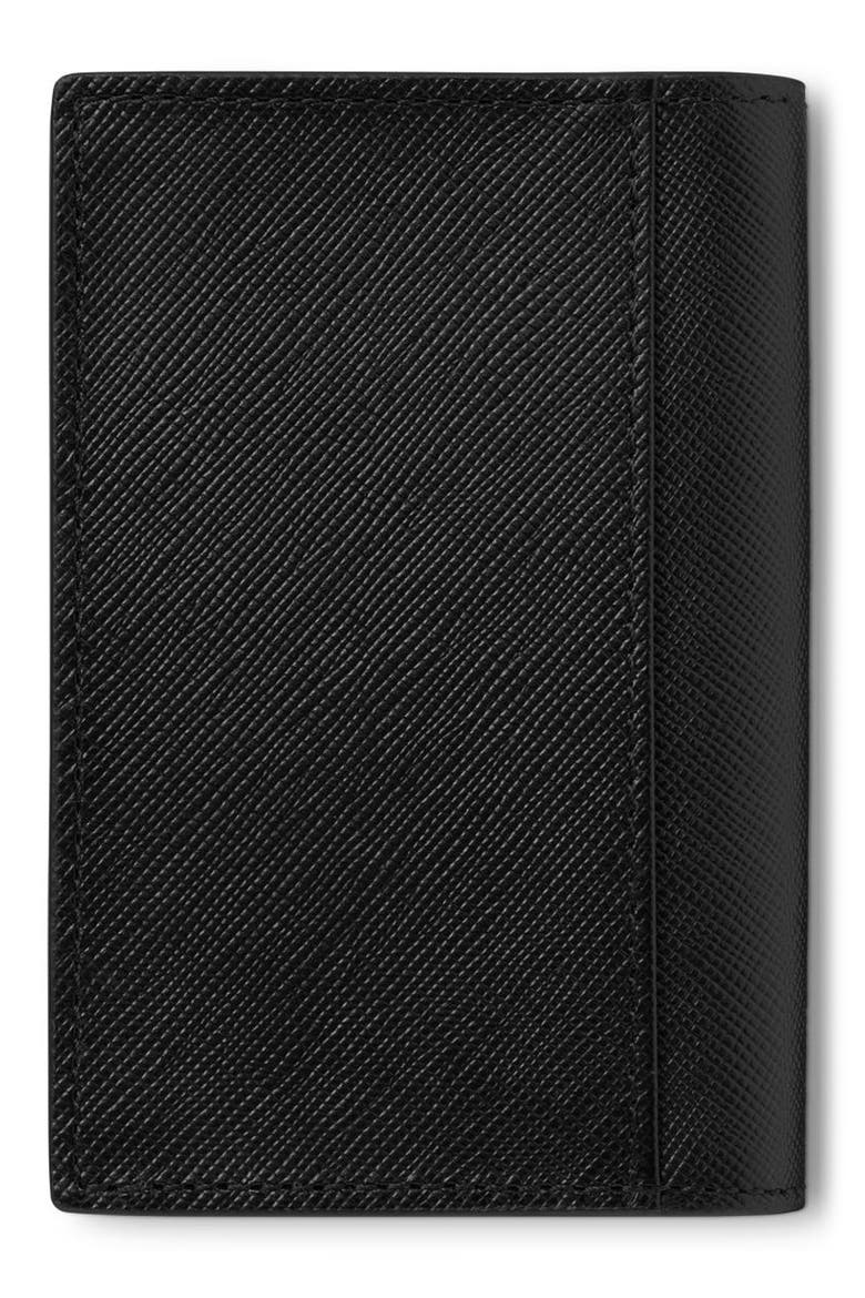 Sartorial Leather Wallet, Alternate, color, BLACK