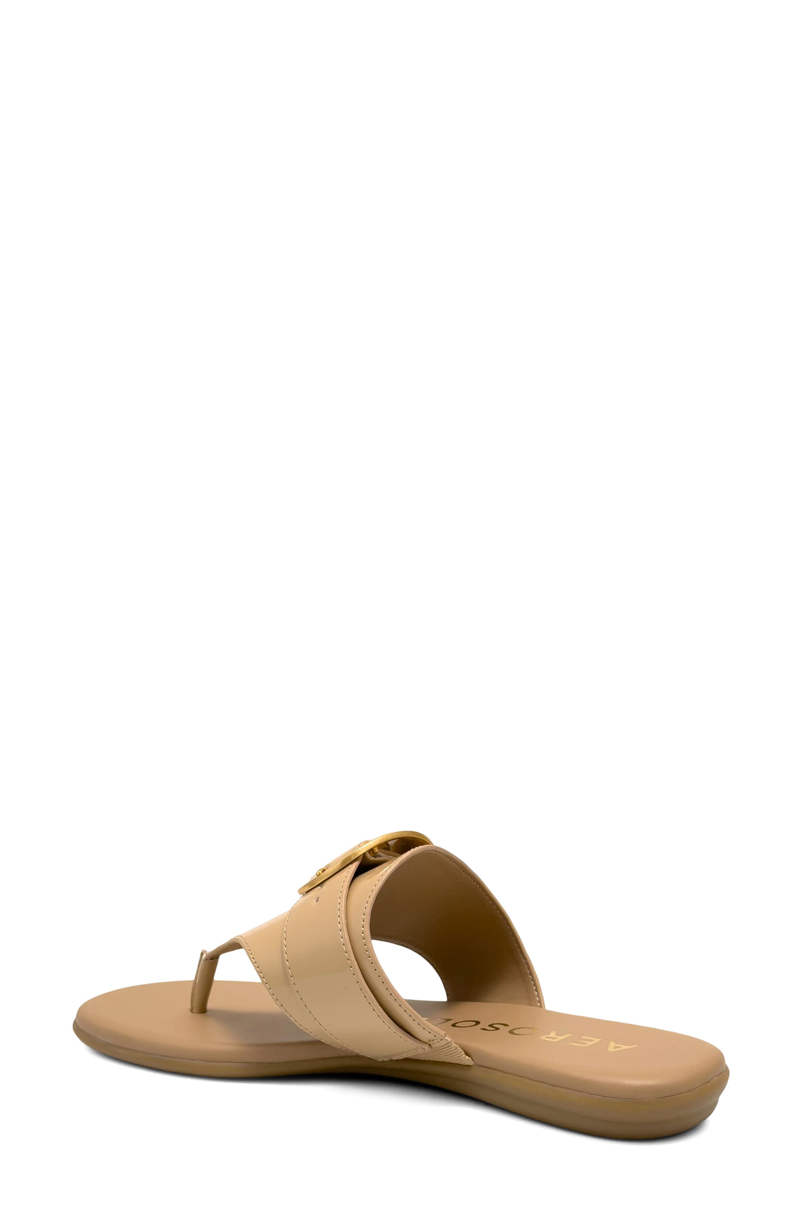 Glam Flip Flop, Alternate, color, BEIGE BISQUE FX PATENT