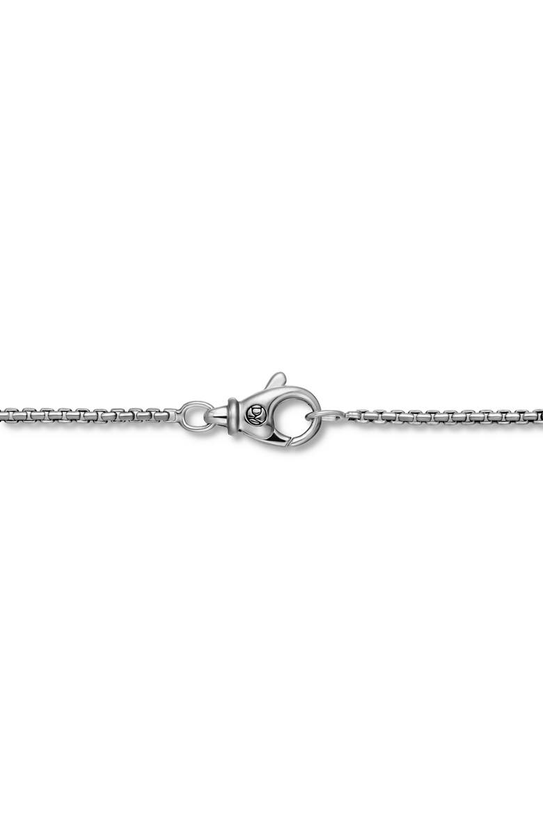 Box Chain Necklace in Sterling Silver