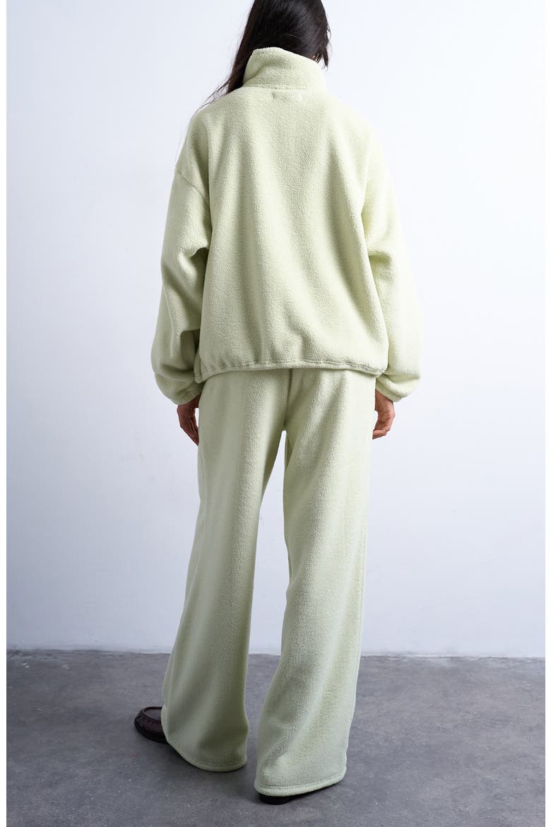 Straight Leg Fleece Joggers, Alternate, color, LIME GREEN