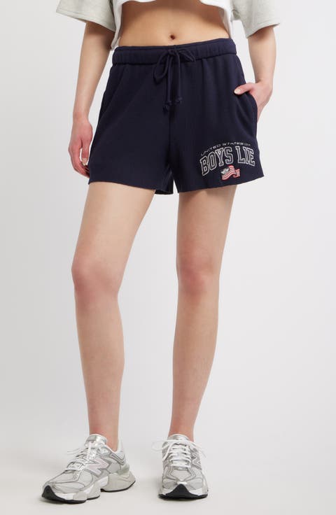 United States of Boys Lie Waffle Knit Shorts