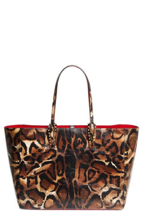 Christian Louboutin Large Cabata Soft Leather Tote In Multi