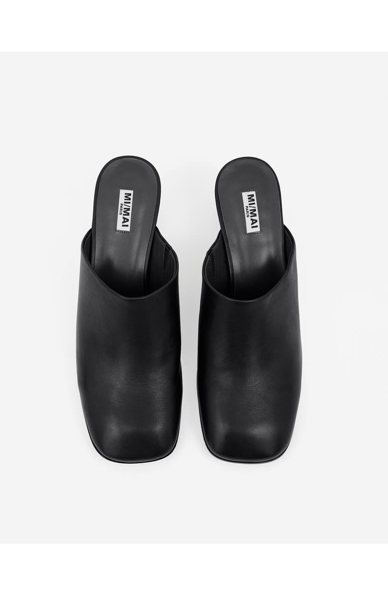 MI/MAI Junya Low Heeled Clog Mules, Alternate, color, Black