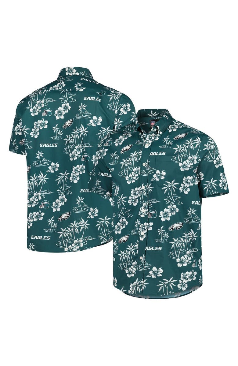 Reyn Spooner Men's Reyn Spooner Midnight Green Philadelphia Eagles Kekai Button-Up Shirt, Main, color, 