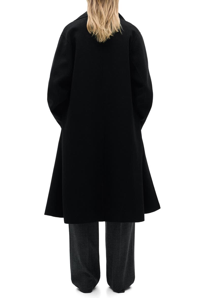 Handmade Oversize Wool Blend Coat, Alternate, color, BLACK