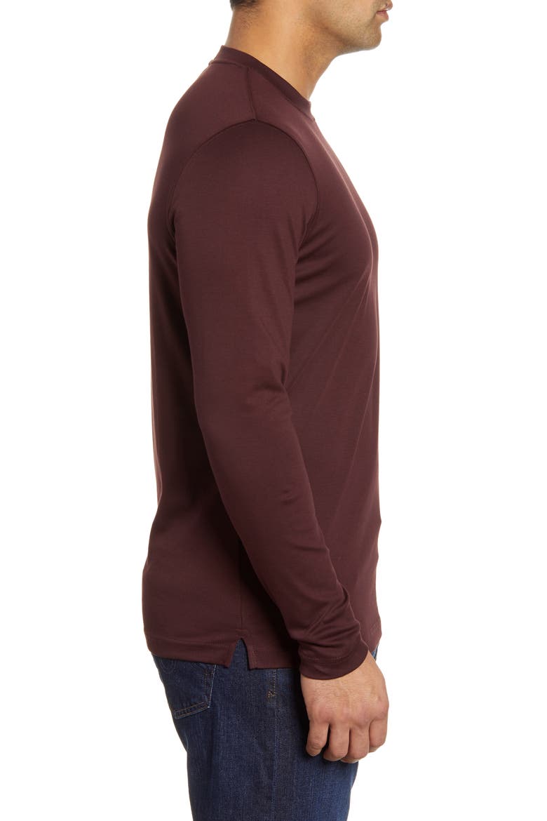 Georgia Long Sleeve T-Shirt, Alternate, color, DEEP BORDE