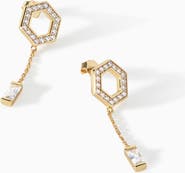 Ora Ana The Tyra Baguette Drop Earrings