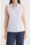 Sleeveless Button-Up Shirt