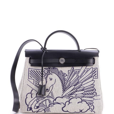 Herbag Zip Pegase Pop Toile and Leather 31