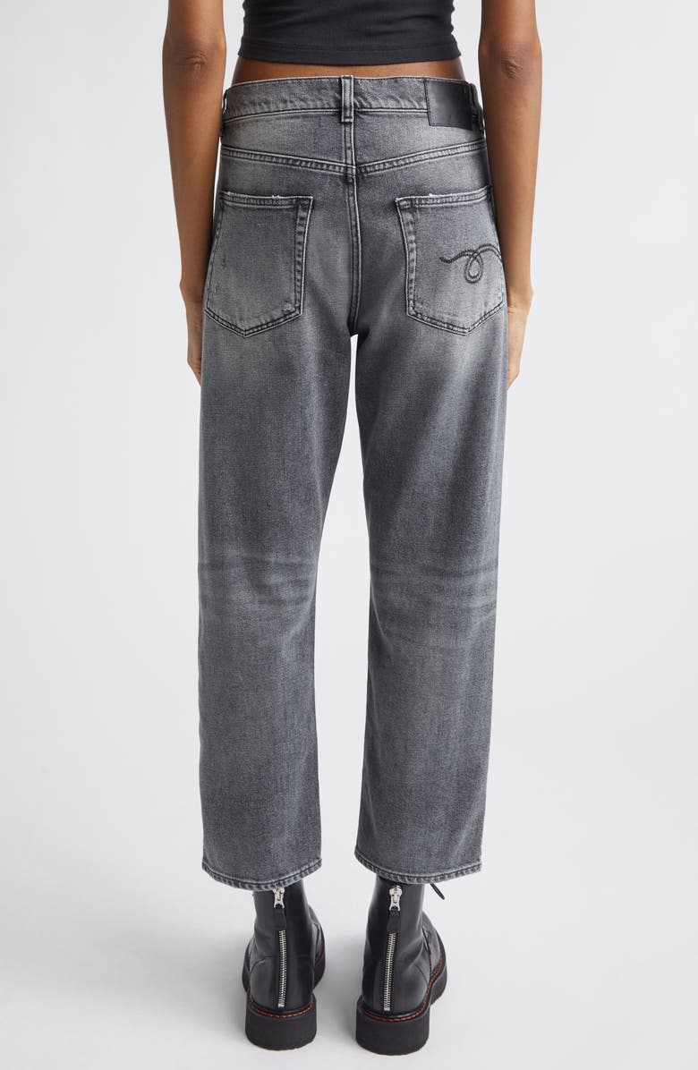 R13 Distressed Boyfriend Jeans, Alternate, color, Vintage Grey
