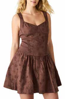 Dixie Embroidered Sleeveless Minidress