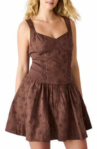 Dixie Embroidered Sleeveless Minidress