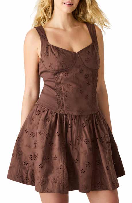 Dixie Embroidered Sleeveless Minidress