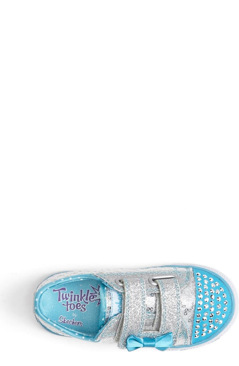 SKECHERS 'Shuffles - Sweet Steps' Light-Up Sneaker, Alternate, color,