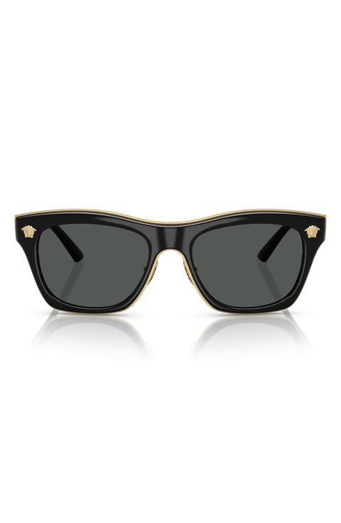 53mm Rectangular Sunglasses