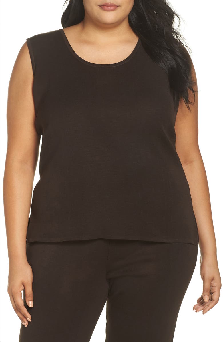 Ming Wang Knit Tank, Main, color, 