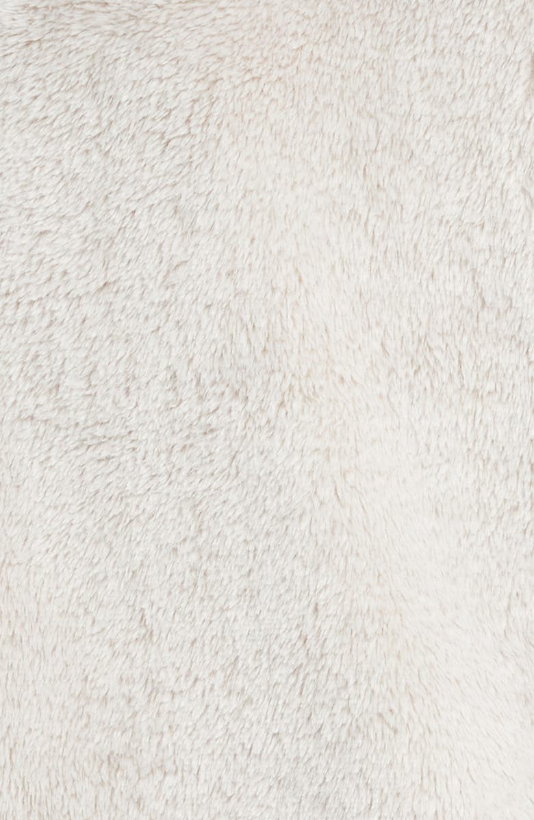 Natori Frosted Faux Shearling Zip-Up Robe, Alternate, color,