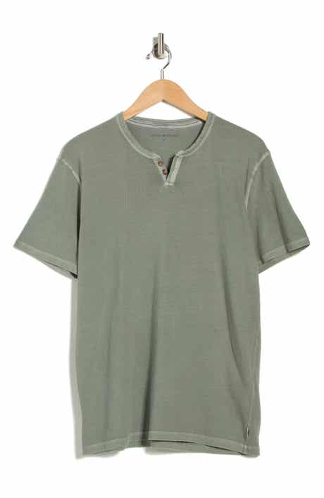 Lucky Brand Burnout Notch Neck T-Shirt
