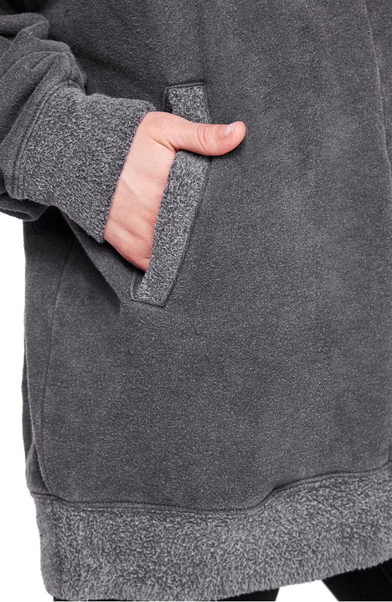 Free People Too Easy Turtleneck, Alternate, color, Black
